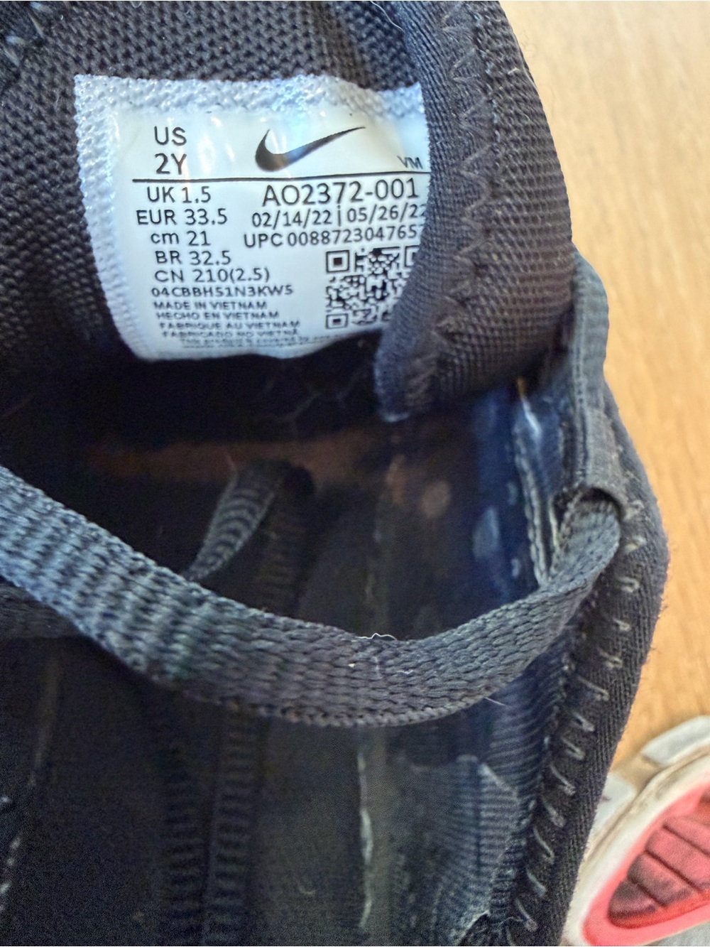 Nike Kids Black Air Max 270 Sneakers - Picture 4 of 4
